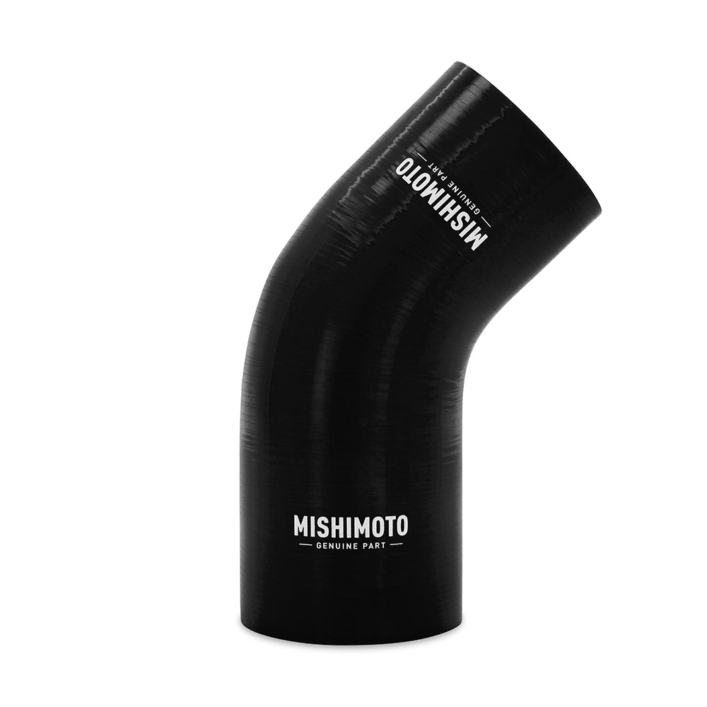 Mishimoto Silicone Reducer Coupler, 45 Degree, 2.25" to 2.5" - MMCP-R45-22525BK