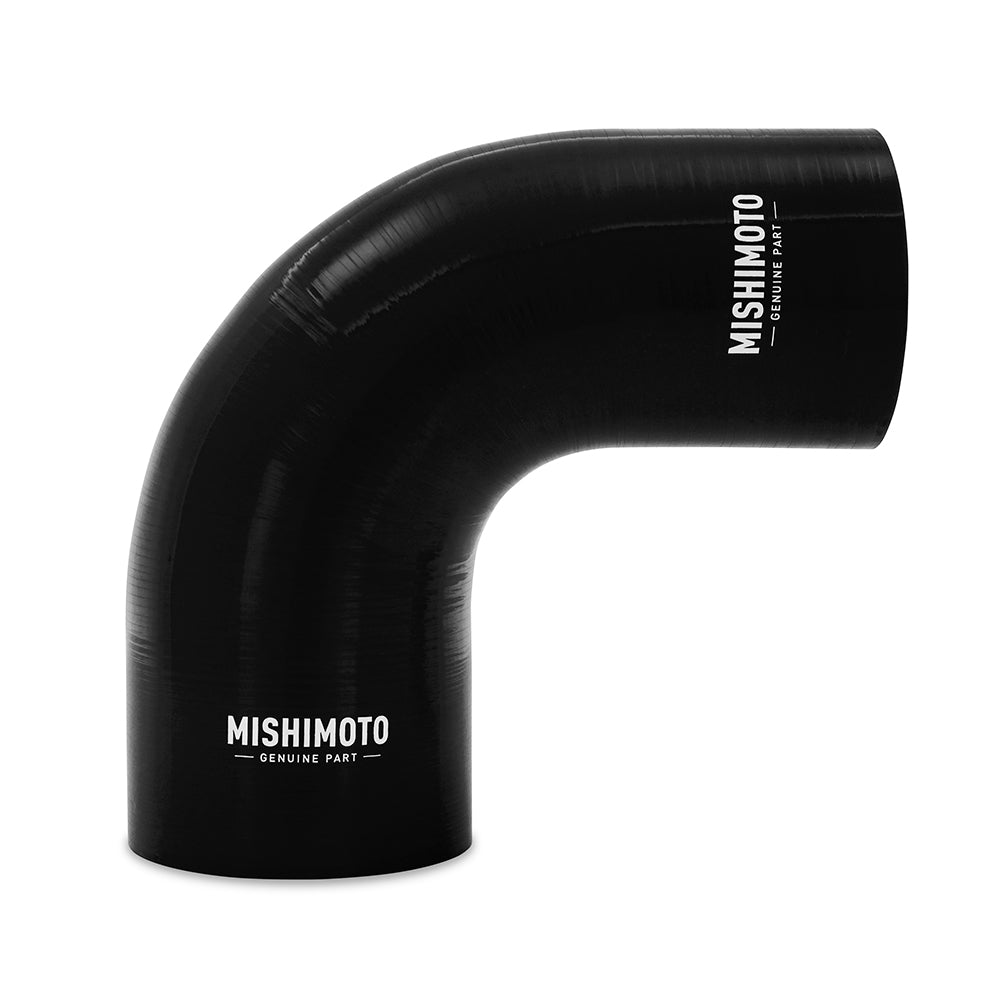 Mishimoto Silicone Reducer Coupler, 90 Degree, 3" to 3.75" - MMCP-R90-30375BK