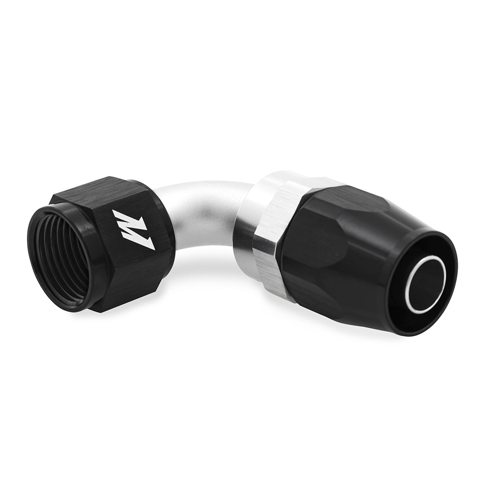 Mishimoto Aluminum -4AN 90 Degree Fitting, Black Default Title