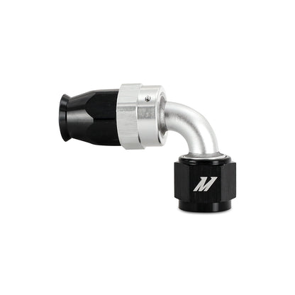 Mishimoto Aluminum PTFE 90-Degree Fitting, Black -6AN