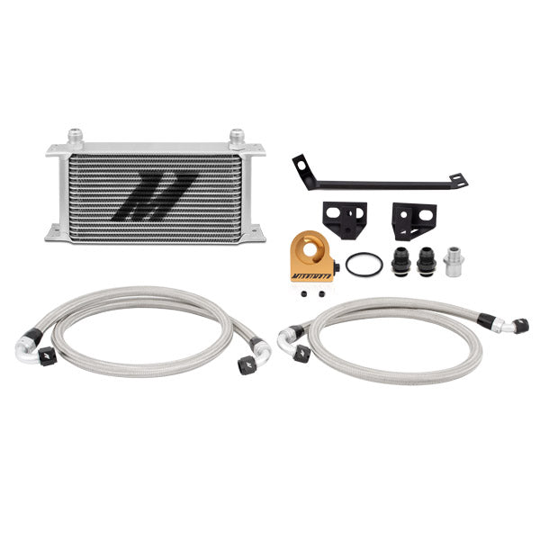 Mishimoto 2015-2017 Ford Mustang Ecoboost T-stat Oil Cooler, Silver