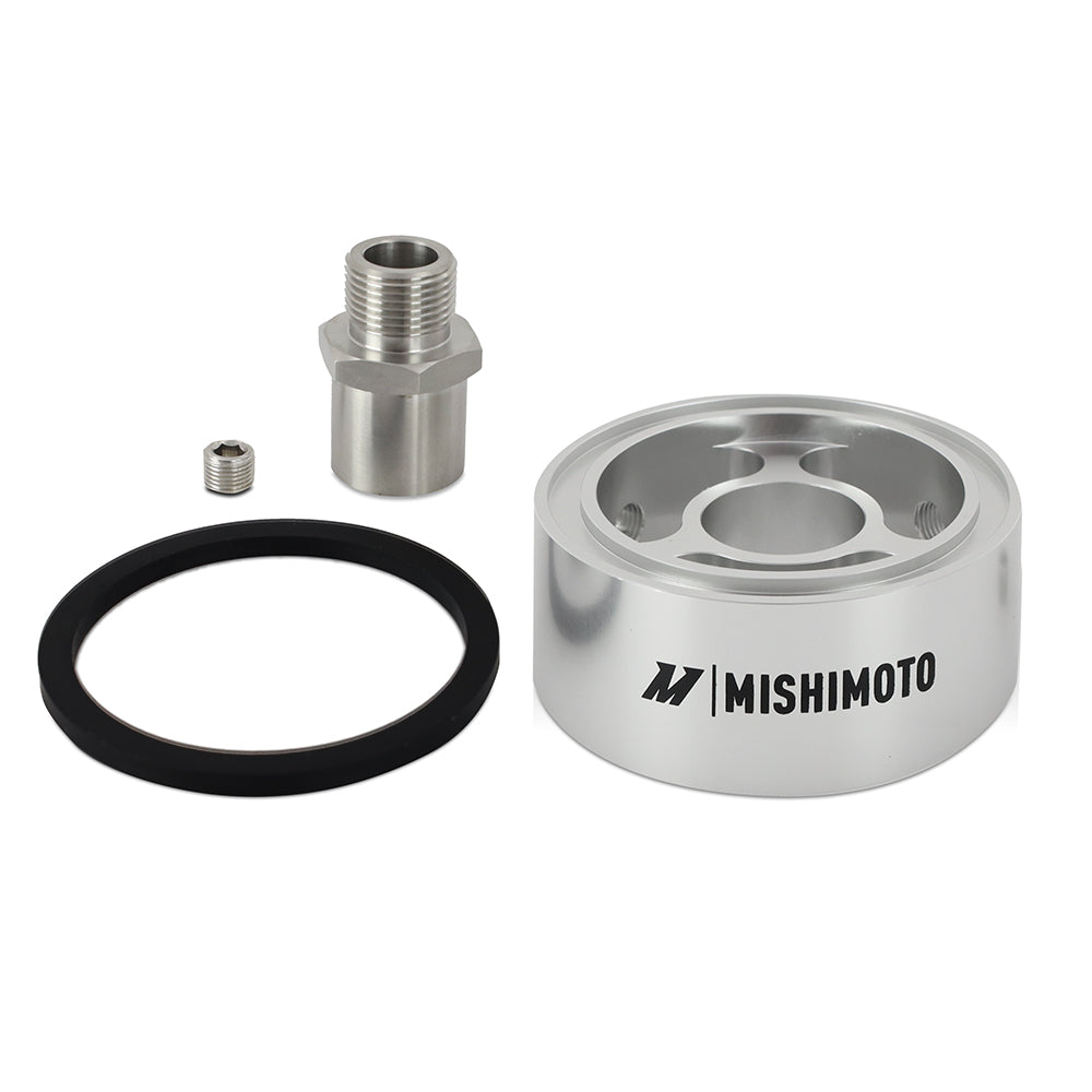Mishimoto Oil Filter Spacer, 32mm, M20X1.5 Thread, Silver