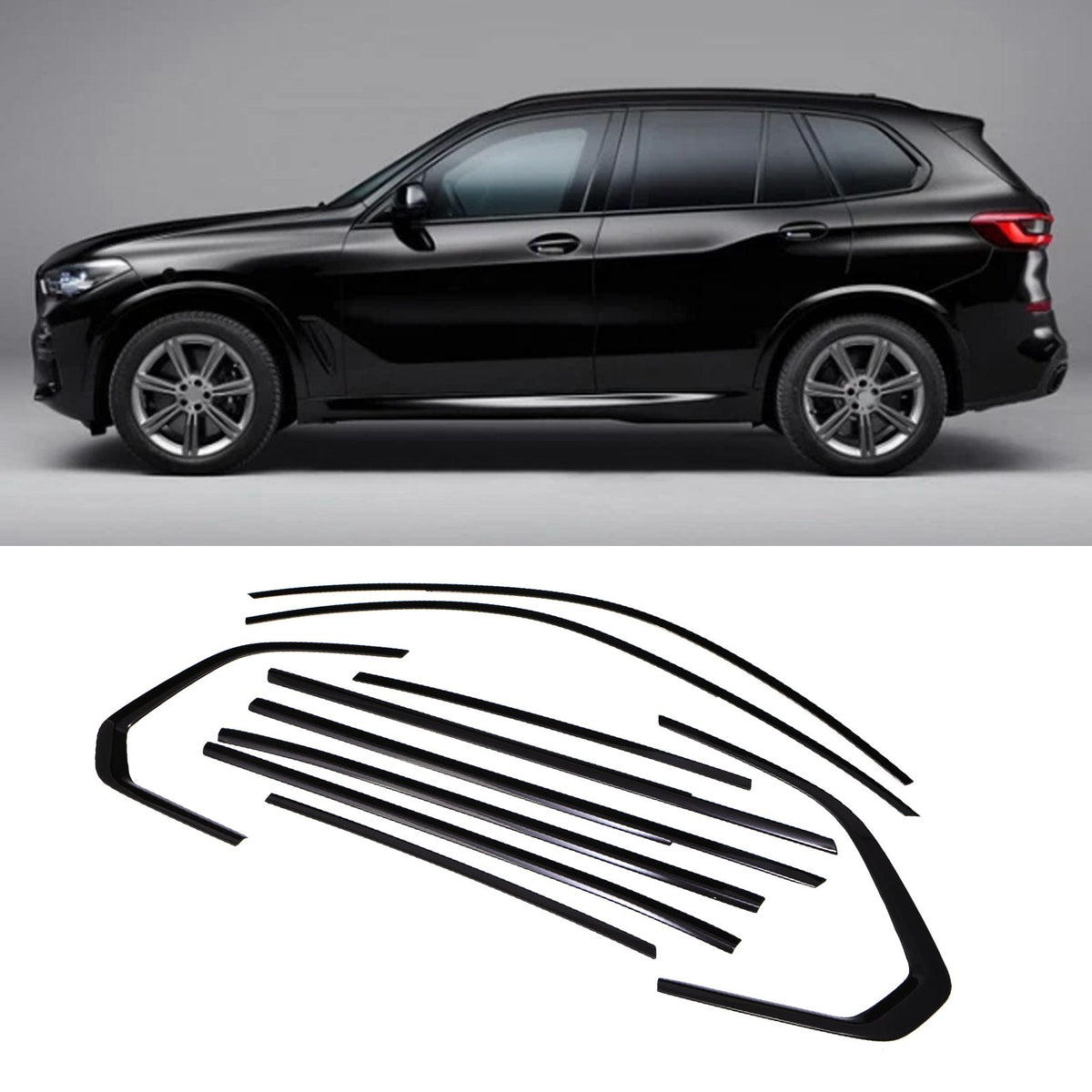 Gravity Performance Window Edge Delete Trim Gloss Black – BMW X5 G05 2018+