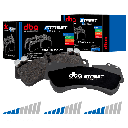 DBA (Disc Brakes Australia) Brake Pads Street Series Ceramic | Front Axle-288 - DB2053SS