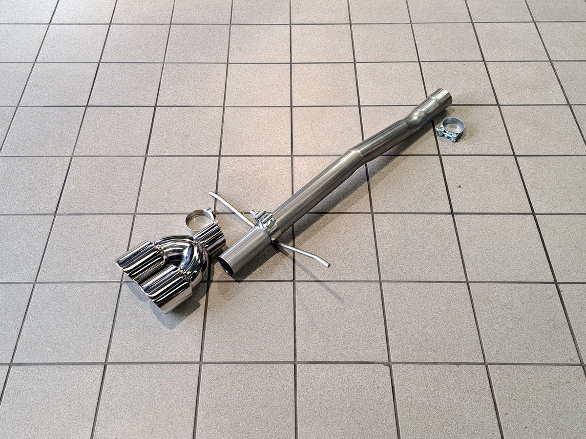 Mini Cooper S Rear silencer delete 1
