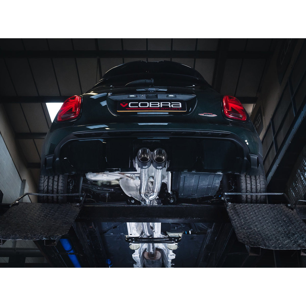 Cobra Exhausts Mini (Mk3) JCW (F56 LCI 2) Facelift (2021-24) 3" Venom GPF Back Performance Exhaust-3