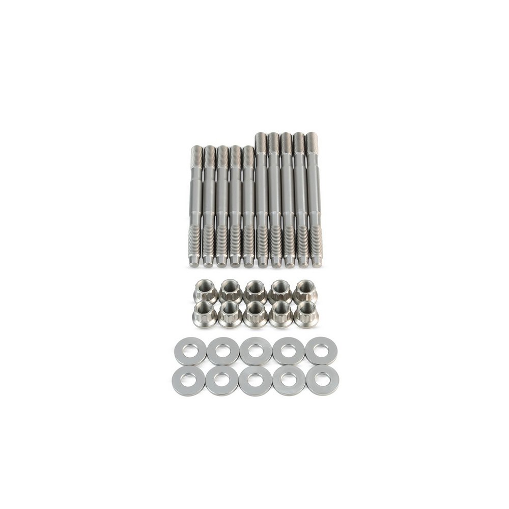 Nickled M11 upgrade head stud set for Fiat Uno Turbo