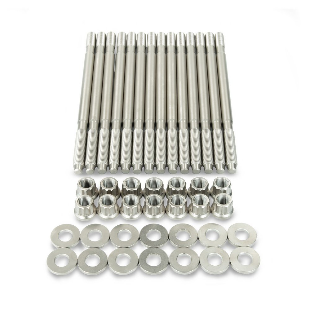 Nickled OEM Wagner Tuning head stud set for BMW B58 and S58