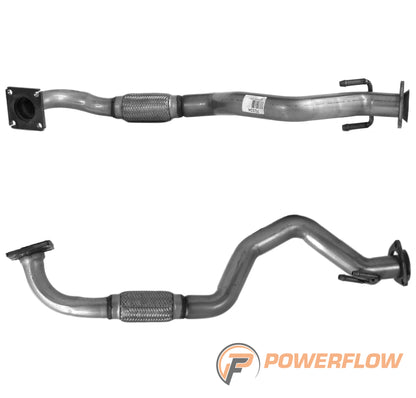 Powerflow Volkswagen / SEAT Front Pipe Sports Cats – PFC70334 product image 2
