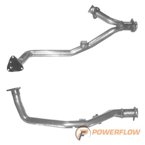 Powerflow Audi Cabriolet Manual Left Side Front Pipe Sports Cats – PFC70441 product image