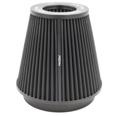 Ramair PR-CC-195-VS-80-BK 80 mm large pleated cone air filter with velocity stack