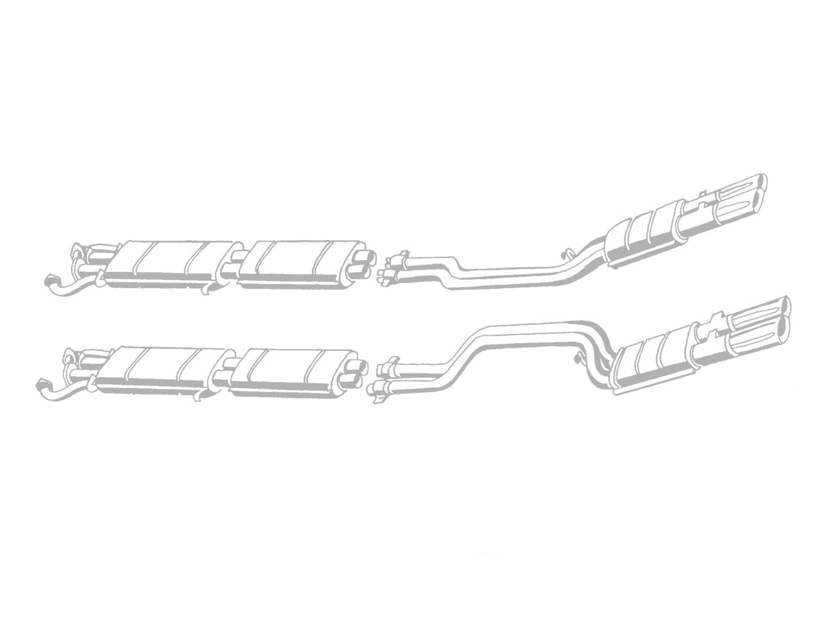 QuickSilver Ferrari 365 GTC 4 Stainless Steel Exhaust System (1971-72) – FE016