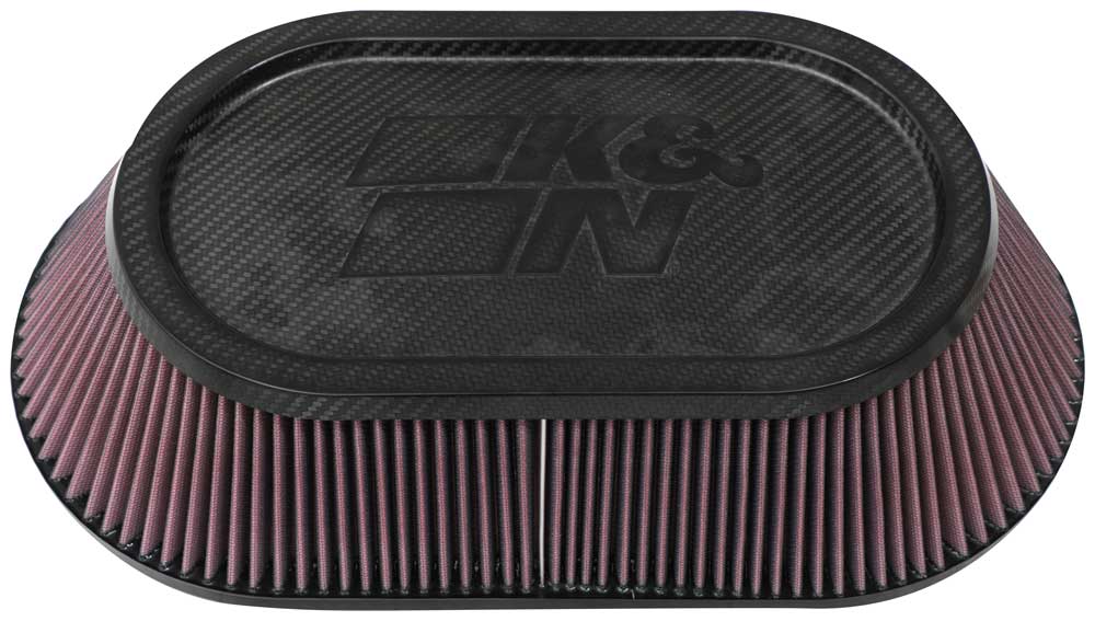 K&N Universal Air Filter - Carbon Fiber Top-17