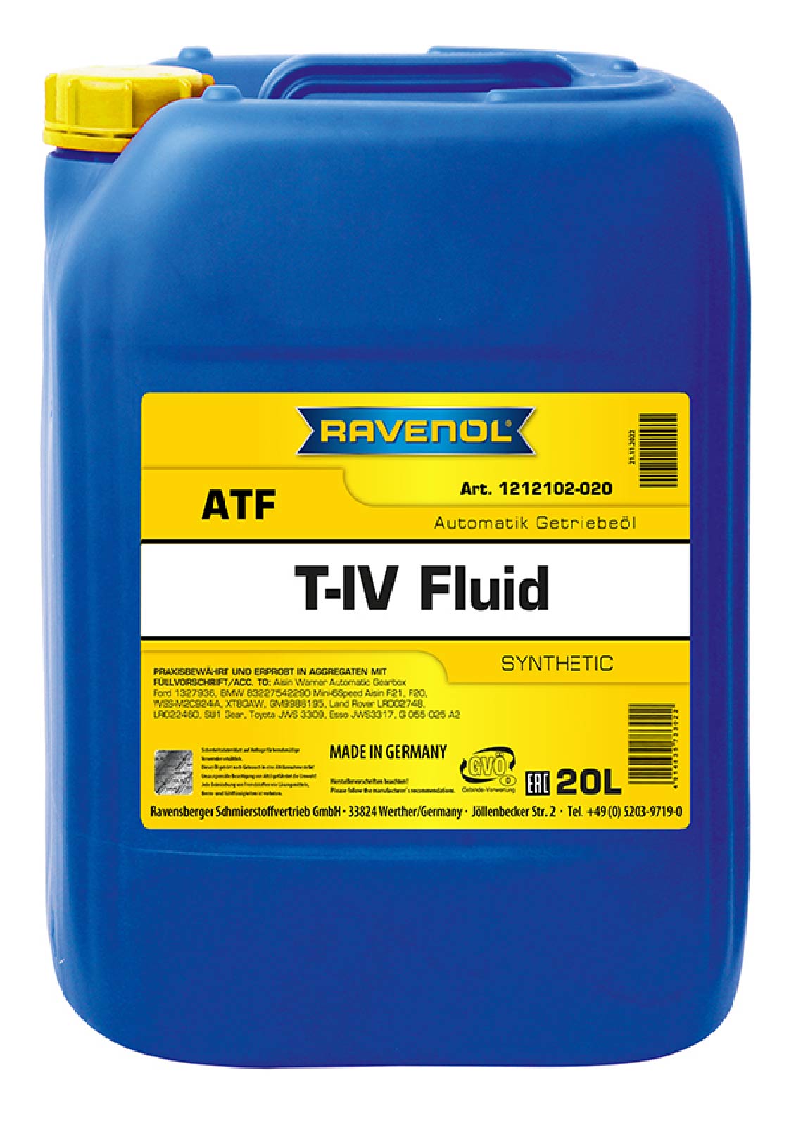 RAVENOL T-IV Fluid Automatic Transmission Fluid-2