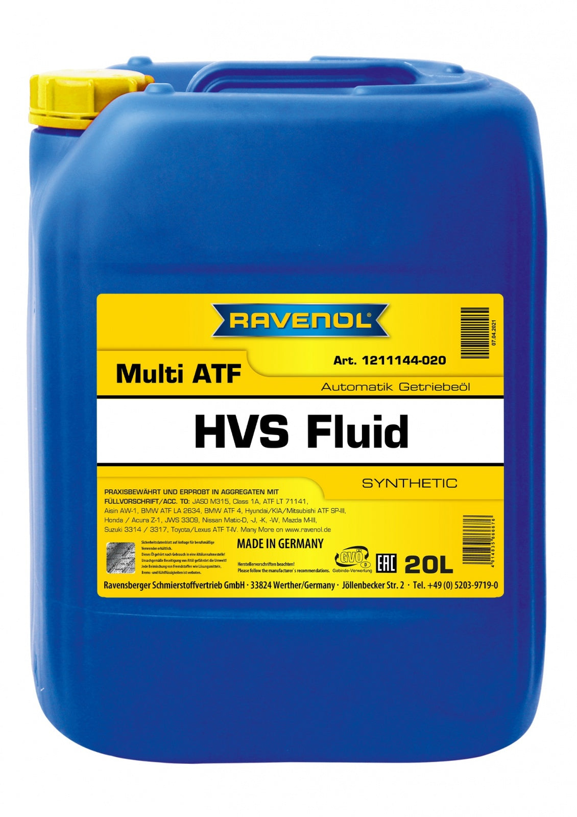 Ravenol Multi ATF HVS Fluid-2
