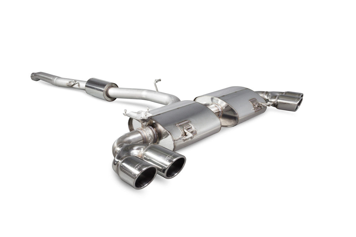S1 2.0 TFSi Quattro Resonated cat-back system with electronic valves-2