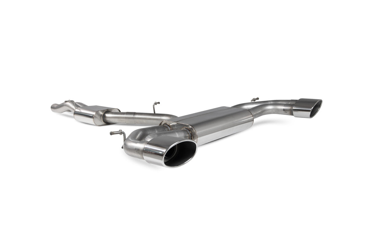RS3 Saloon 8V MQB (GPF and non GPF models) Resonated cat-back system with no valves