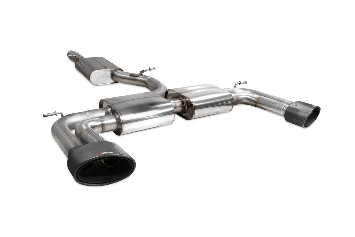 S3 Saloon 8V Resonated cat/gpf-back system without valves-4