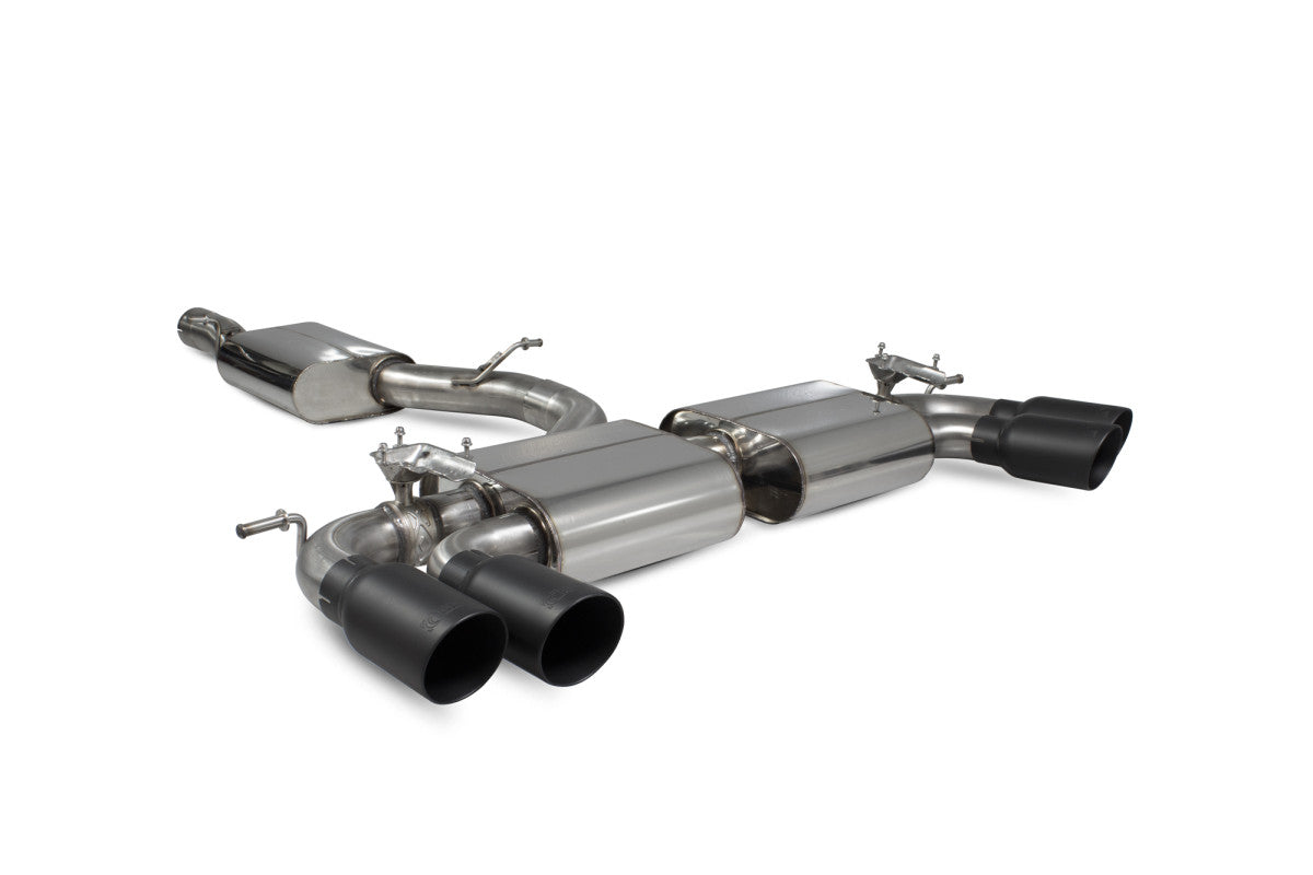 S3 3-Door/Sportback 8V Resonated cat/gpf-back system with valves-3