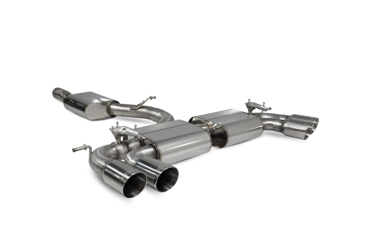 S3 3-Door/Sportback 8V Resonated cat/gpf-back system with valves-2