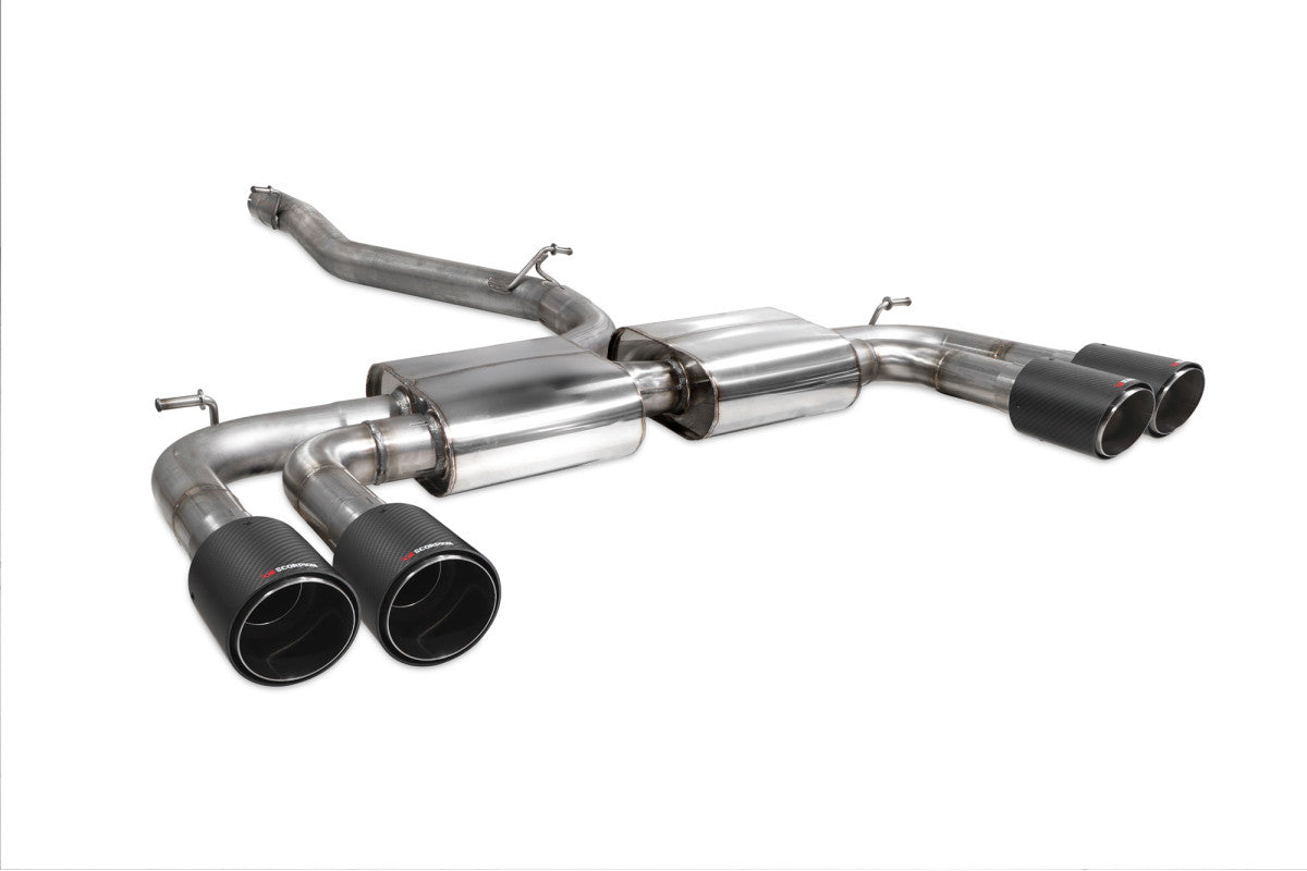 S3 Saloon 8V Non-resonated cat/gpf-back system without valves-3