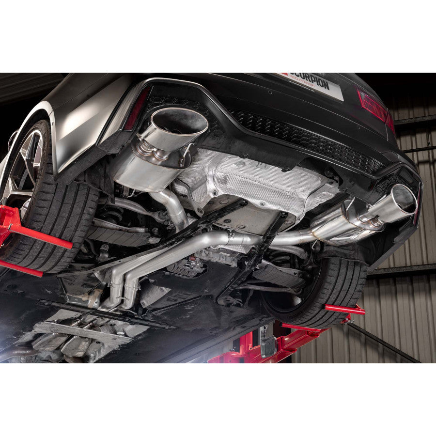 Scorpion Audi RS6 C8/RS7 C8 Valved EVO Half System — SAUS129