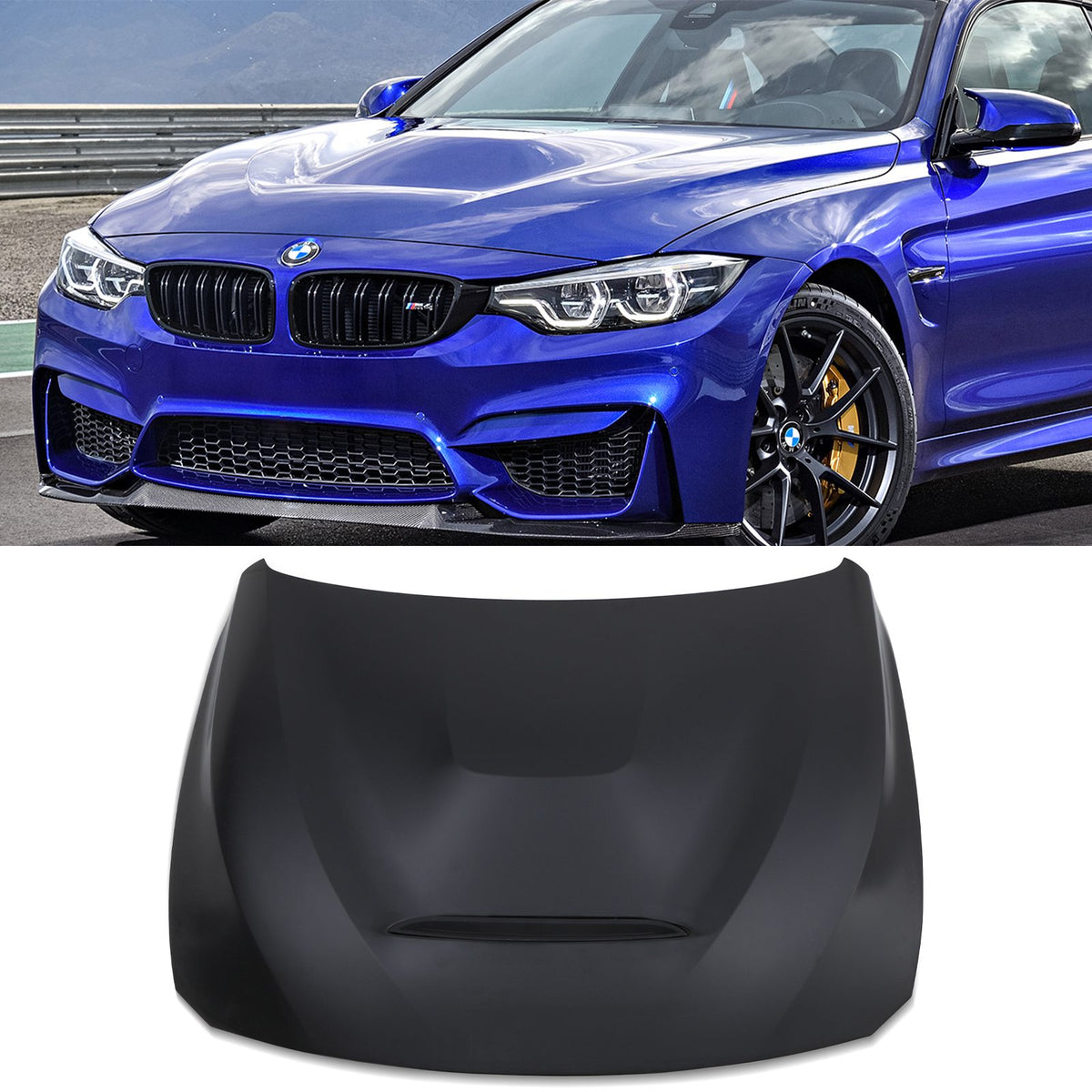 Gravity Performance Vented CS / GTS Style Aluminium Bonnet - BMW M4 F82 F83 14-20