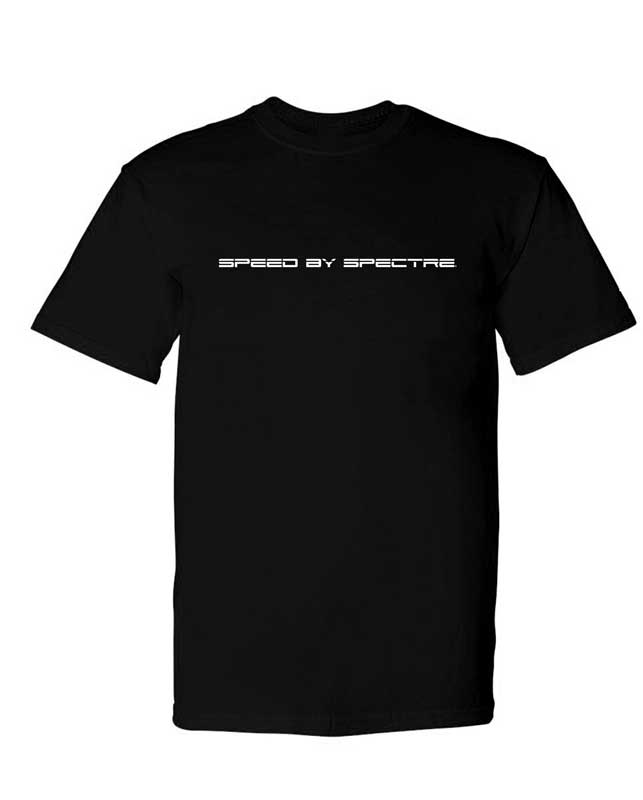SPE T-Shirt; Black, Speed by Spectre logo, Small