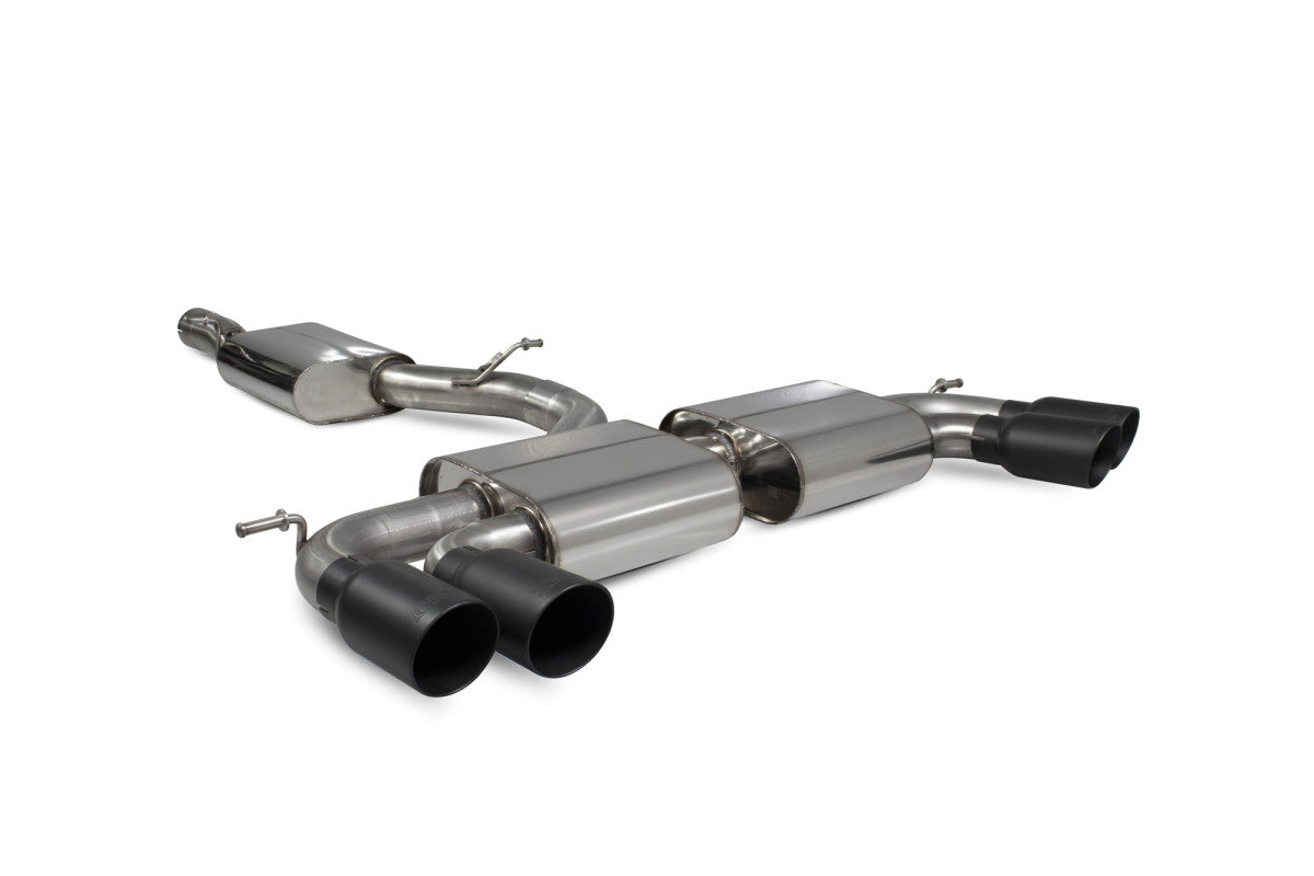 Golf MK7 R Resonated cat-back system with no valves-2