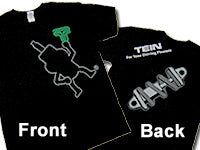 TEIN Dampachi Silhouette T-shirt product image (TN004-010; sizes M, L and XL).