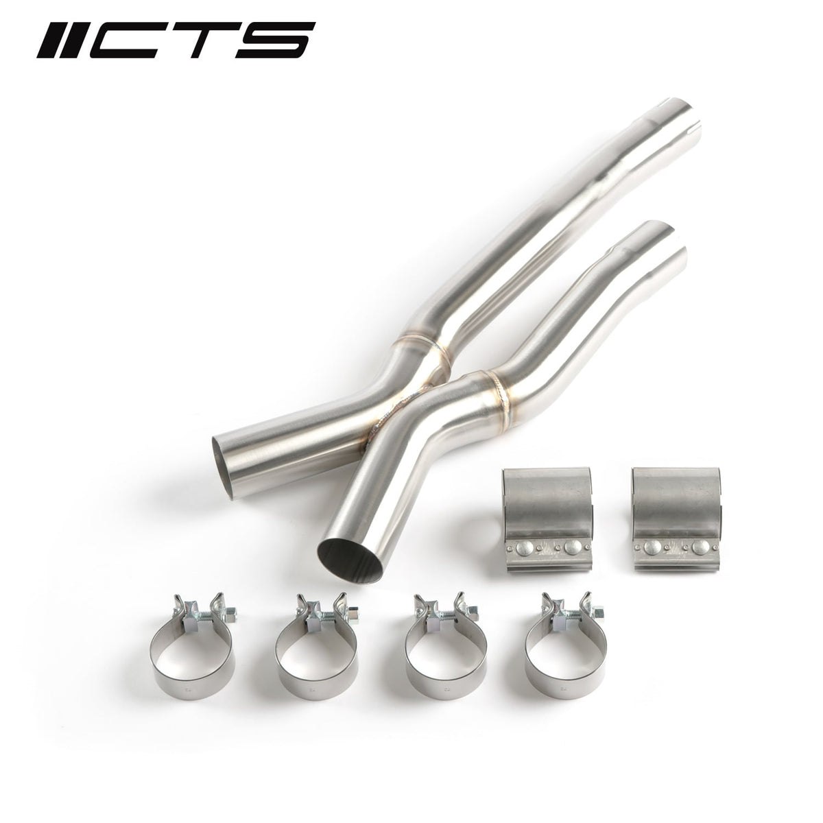 CTS Turbo BMW S58 F97/F98 X3M/X4M Resonator Delete Kit - CTS-EXH-TP-0026