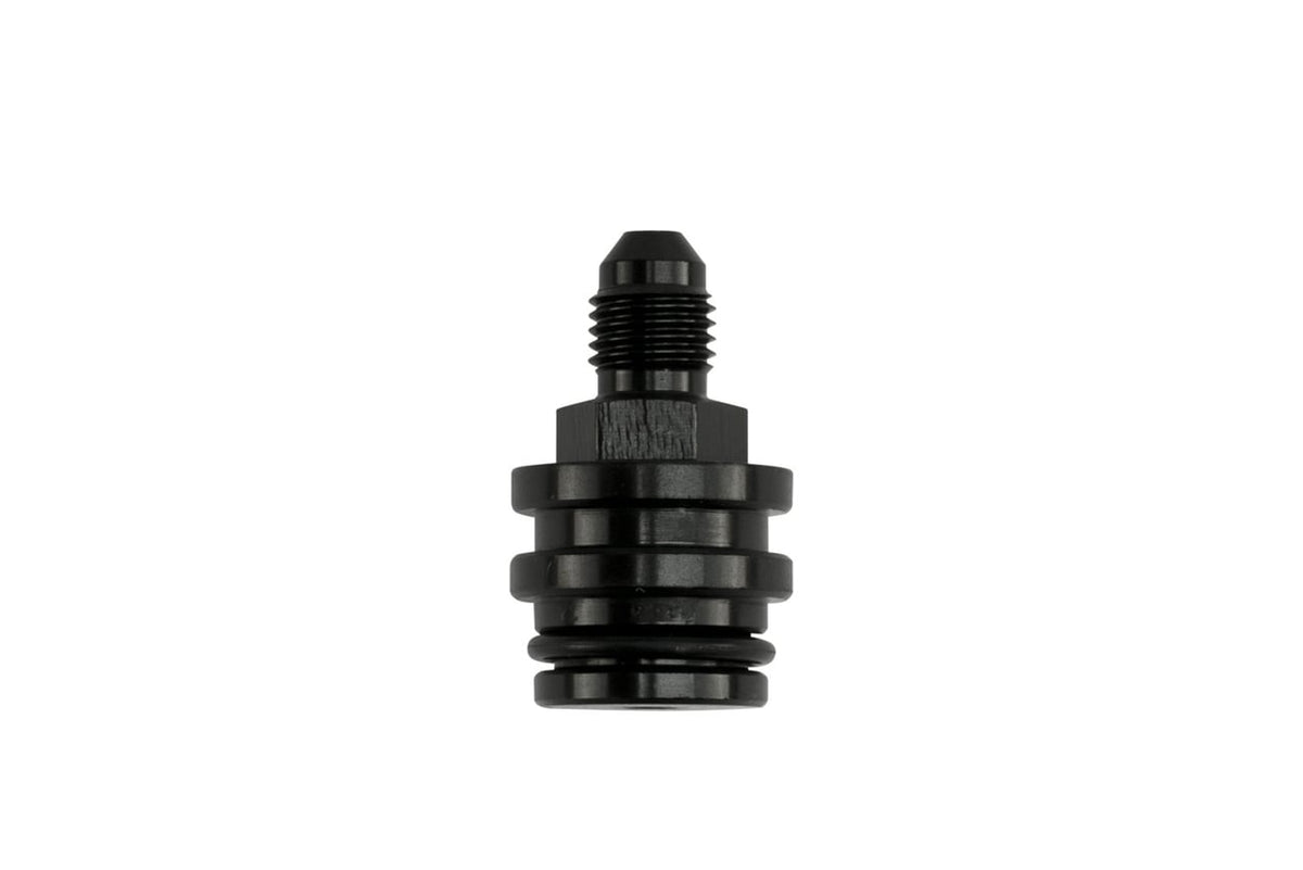 Turbosmart Oil Cap - -4AN Centre - Black TS-0891-3022 | TS-0891-3022
