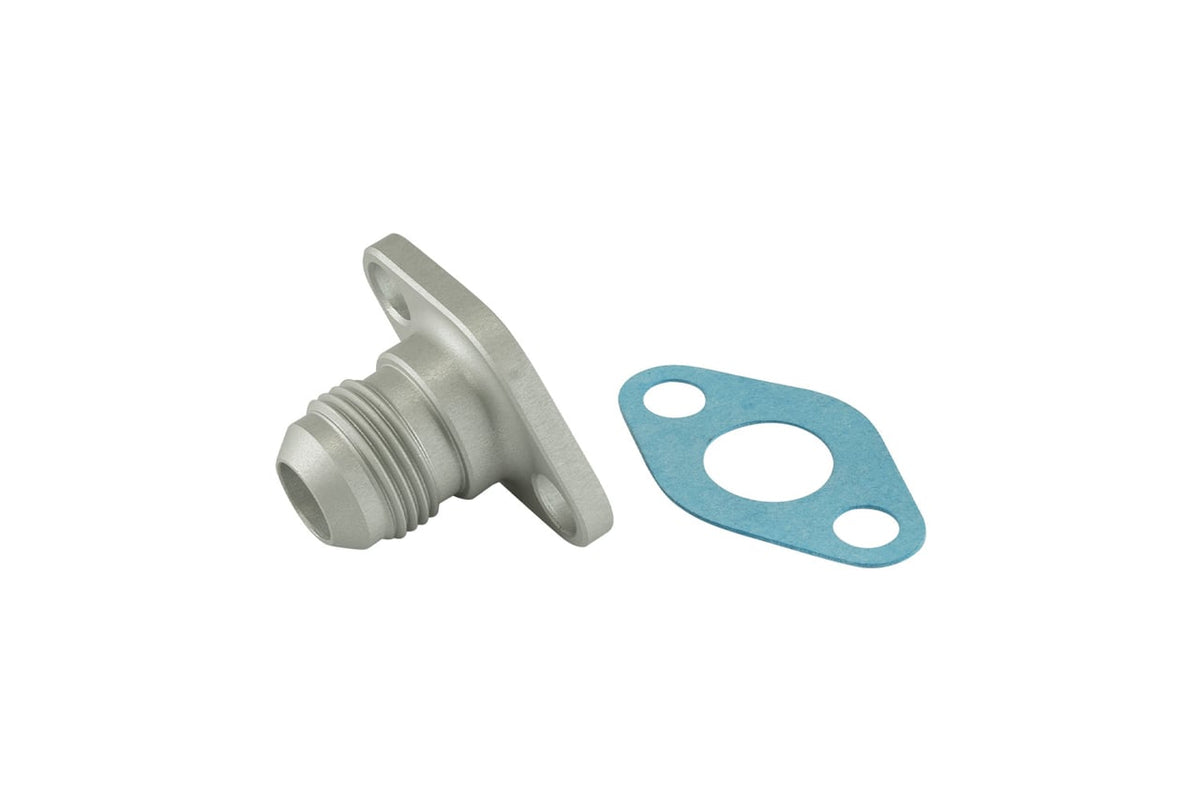 Turbosmart 38.1mm 10AN Oil Drain Silver TS-199-3005 | TS-199-3005