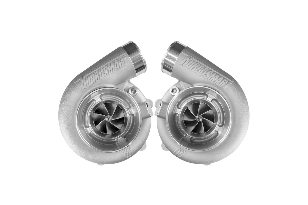 Turbosmart Mirror Twin Turbo Package - TS-2-6262B V-Band 0.82AR Water Cooled Turbos TS-2-6262B-VB082E-MT | TS-2-6262B-VB082E-MT