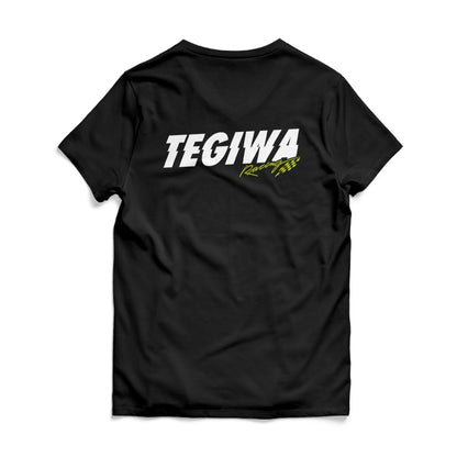 Tegiwa Racing T-Shirt - Black - rear/front product view