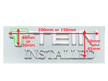 TEIN 3D Emblem Sticker