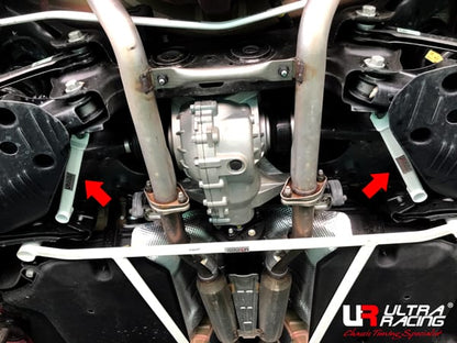 Ultra Racing Braces Kia Stinger – Rear Lower Side Bar / Rear Side Member Brace - URKR-RS4-4198P - image 2