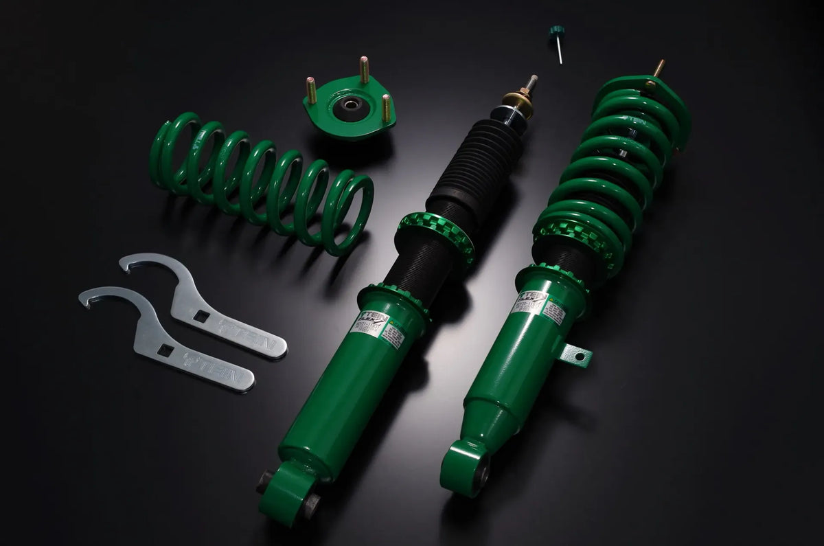 TEIN Flex Z coilover kit - Lexus IS200 GXE10 (2000-2005), multiple applications, SKU VSY20-C1SA3. Suspension kit components.