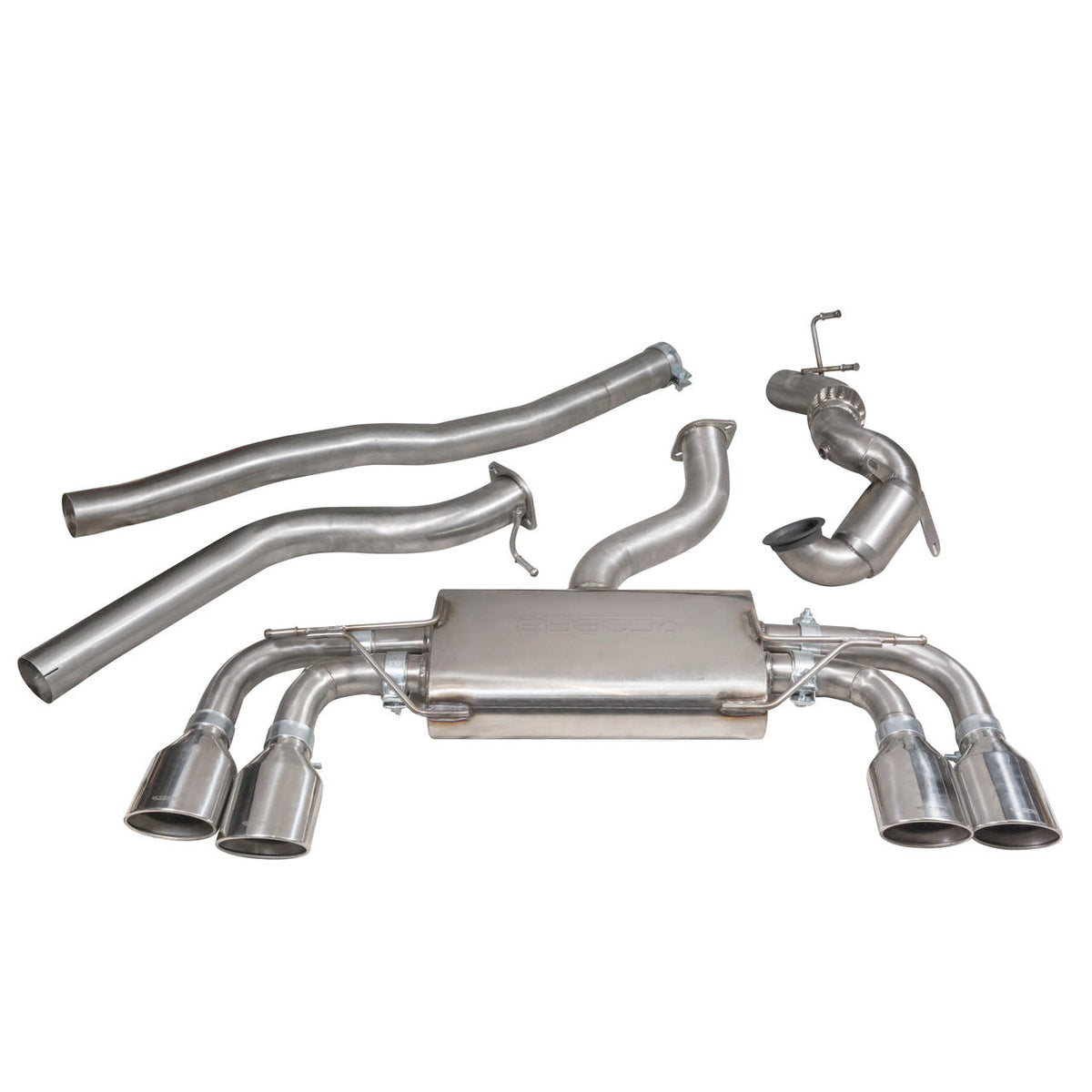 Cobra Exhausts VW Golf R (Mk7.5) 2.0 TSI (5G) (18-20) Turbo Back Performance Exhaust-8