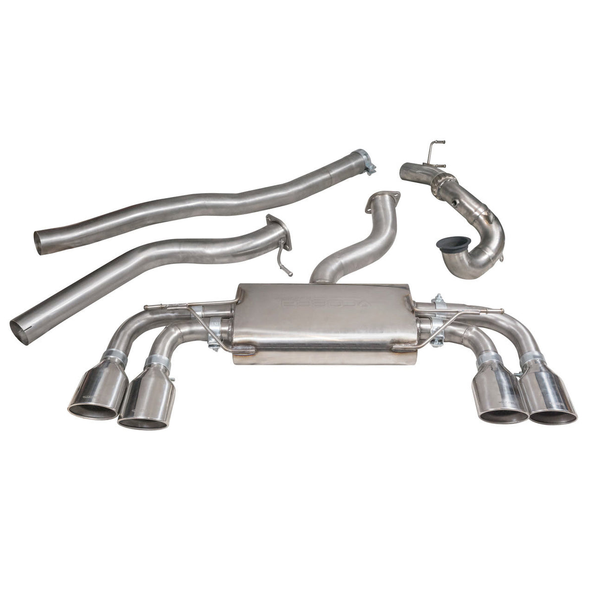 Cobra Exhausts VW Golf R (Mk7.5) 2.0 TSI (5G) (18-20) Turbo Back Performance Exhaust-27