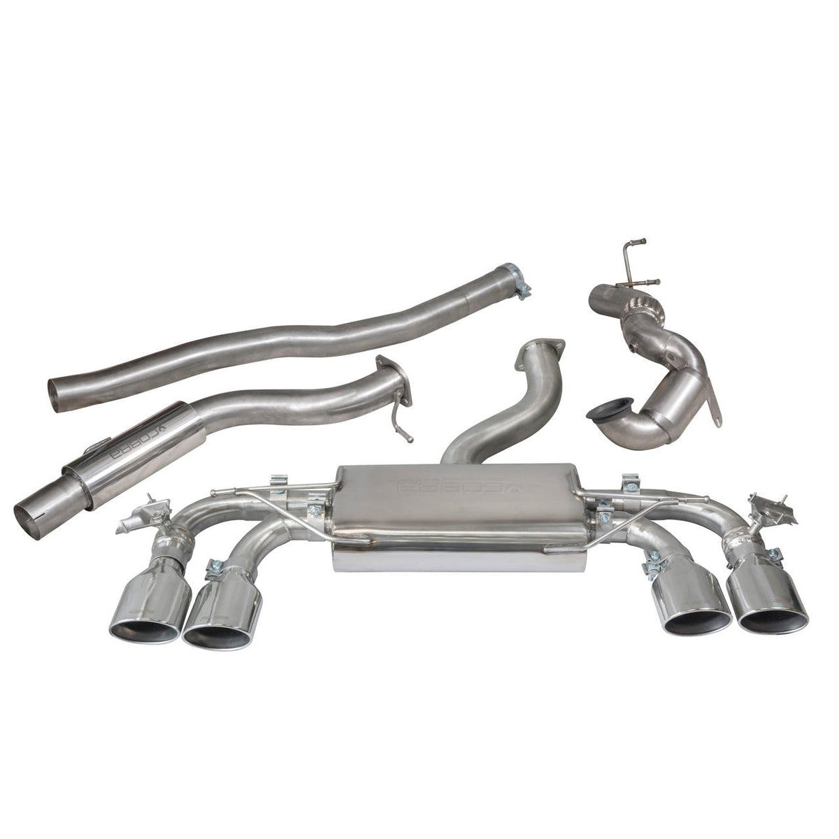 Cobra Exhausts VW Golf R (Mk7.5) 2.0 TSI (5G) (18-20) Turbo Back Performance Exhaust-35