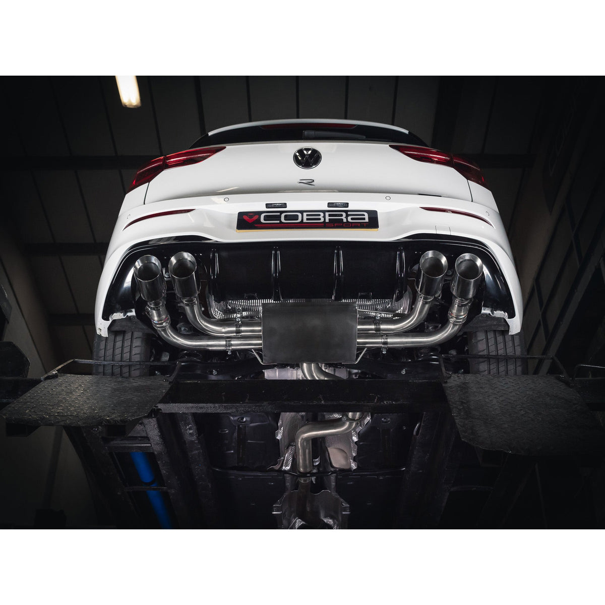 Cobra Exhausts VW Golf R (Mk8) 2.0 TSI (21>) Race GPF Back Performance Exhaust-3