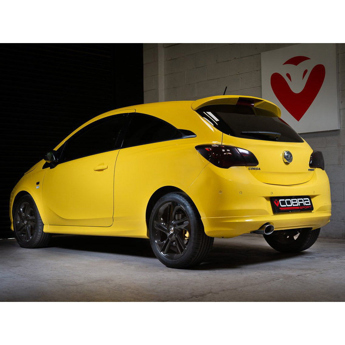 Cobra Exhausts Vauxhall Corsa E 1.0 Turbo (15-19) Rear Box Section Performance Exhaust-4