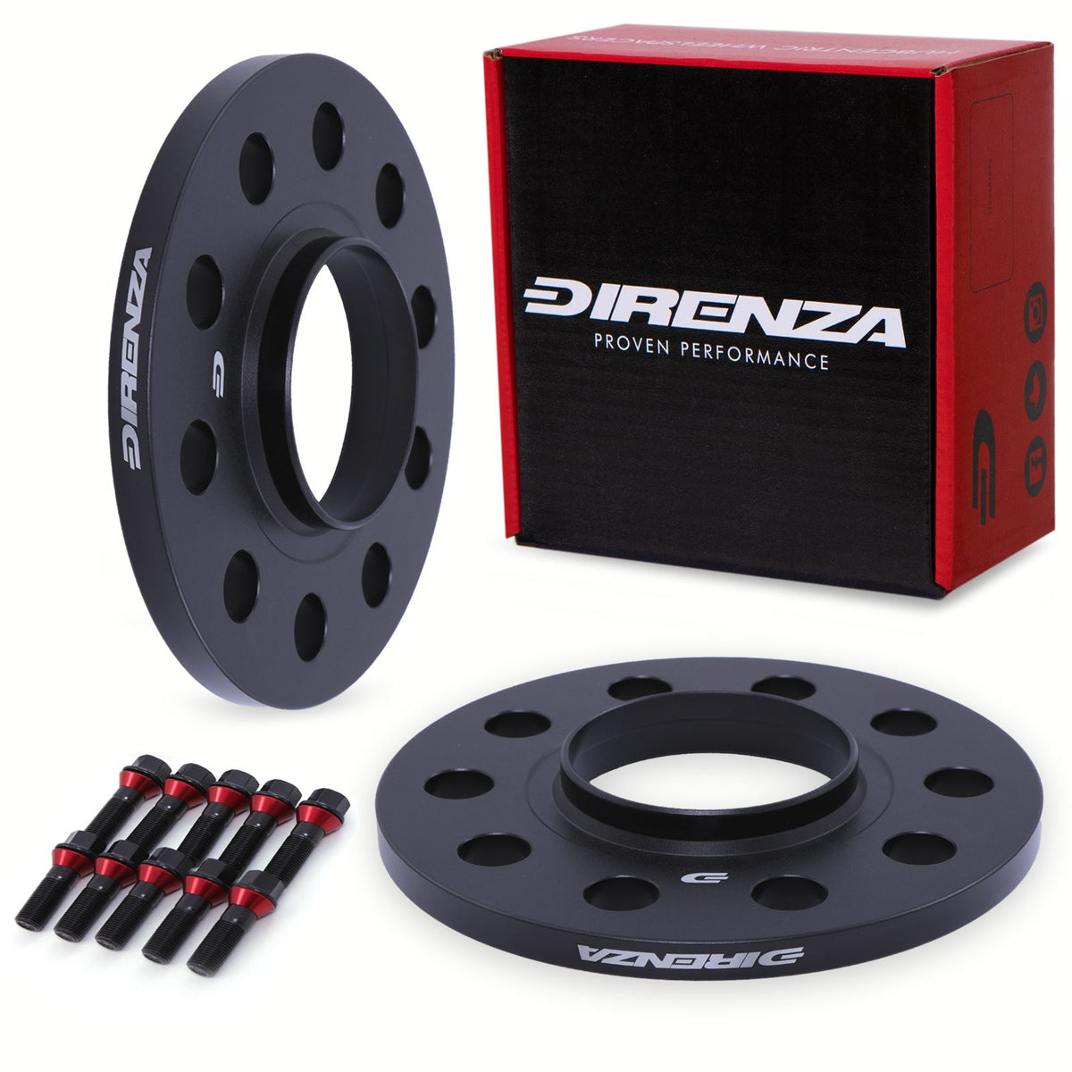 Gravity Performance Direnza 10.5mm Wheel Spacers - Pair - BMW 2 Series G42 / G87 M2 2022+ | 5×112 M14×1.25 66.5mm
