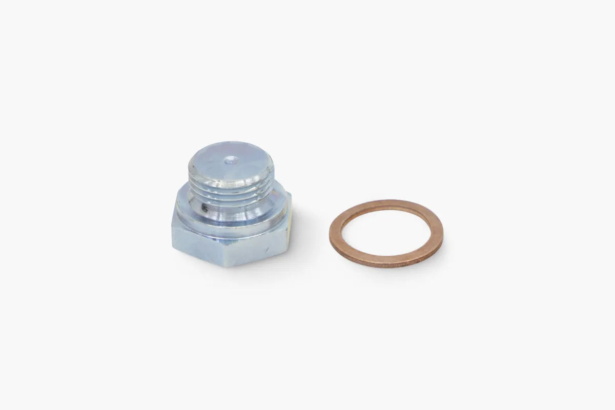 M18 Lambda Sensor Blanking Plug 1.5mm Pitch + Copper Washer
