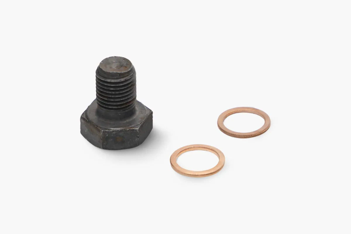 M12 Lambda Sensor Blanking Plug 1.25mm Pitch + Copper Washers