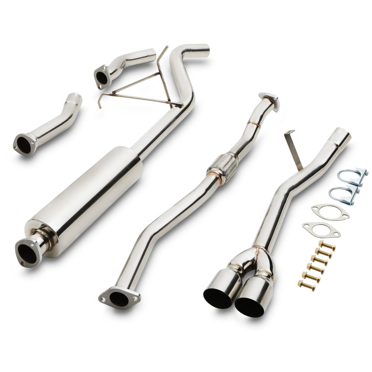 Gravity Performance Catback Exhaust System - Nissan Navara D22 2.5TD 98-04