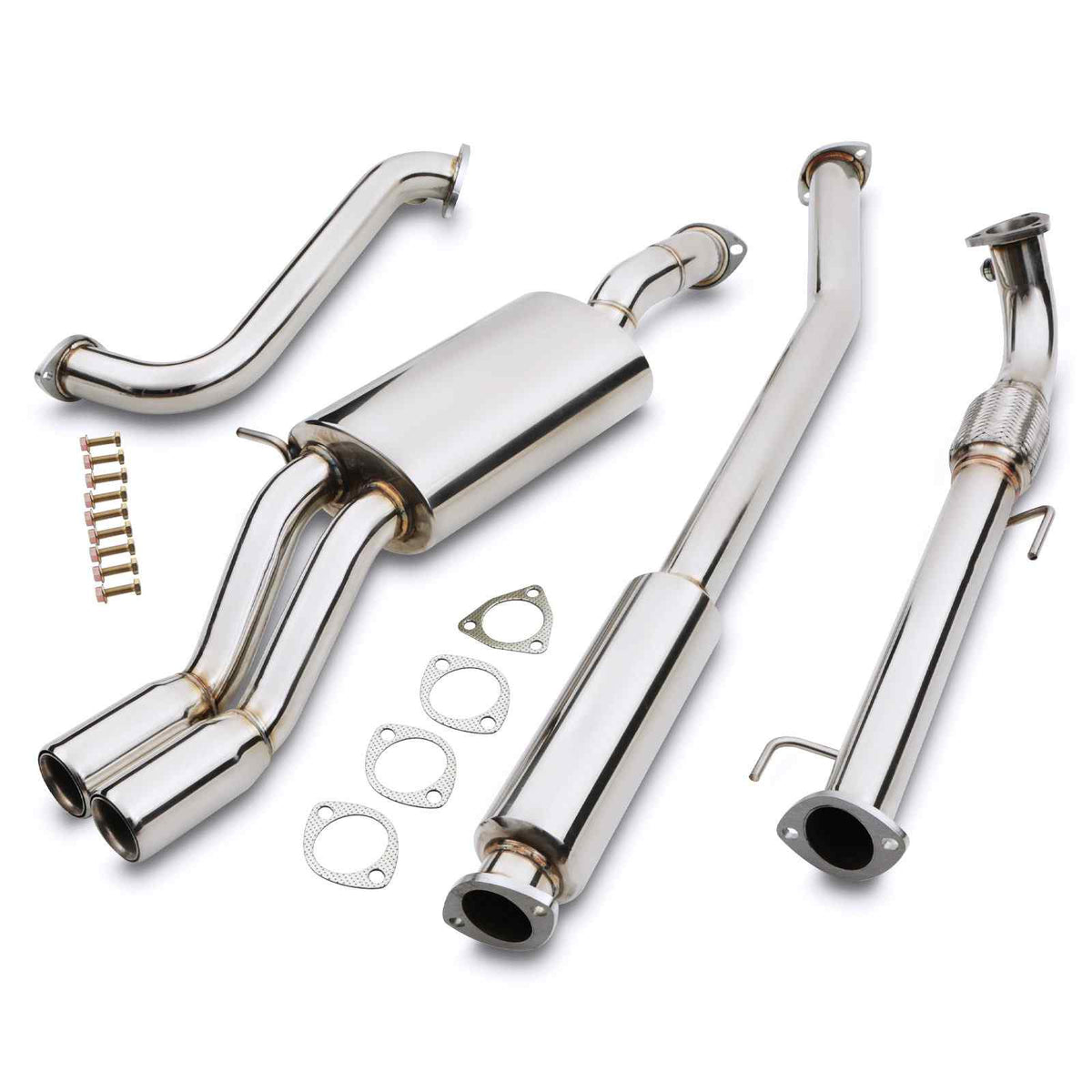 Gravity Performance Catback Exhaust System - VW Polo 6R 1.2 09-17