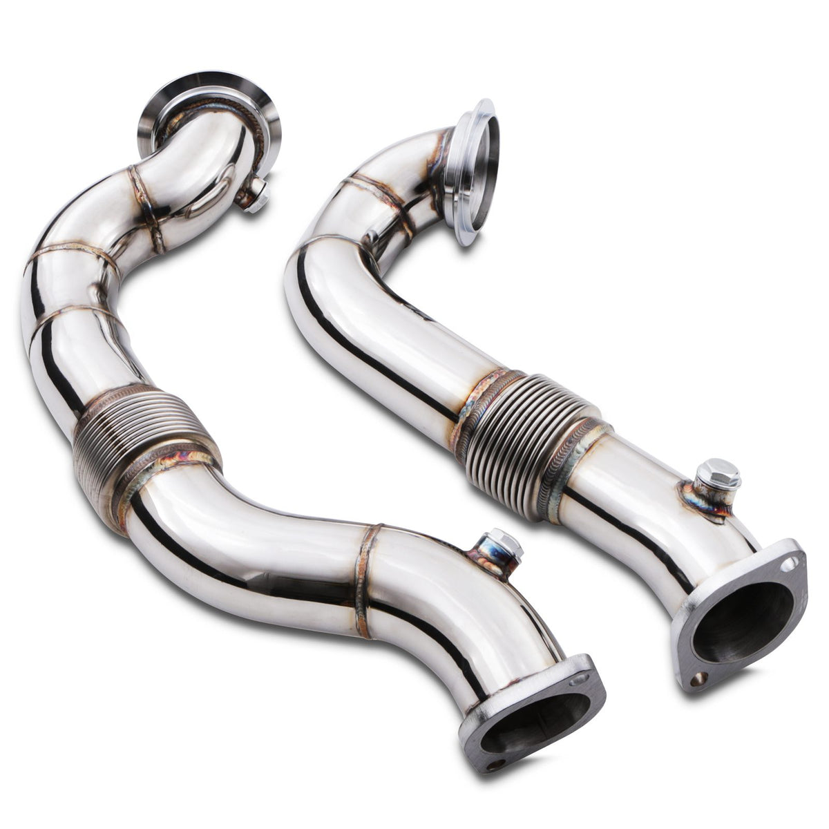 Gravity Performance 2.5 Exhaust Decat Downpipes - BMW 3 Series E90 E91 E92 E93 335i 3.0L N54 Engine 06-11