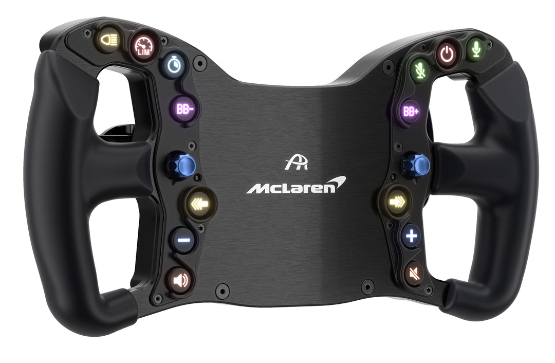 McLaren Artura SPORT steering wheel with illuminated buttons